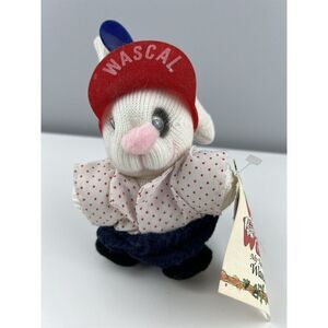 Wascal Wittle Wabbit Plush Bunny Rabbit Stuffed Animal Michal Cloes 1978 8" VTG